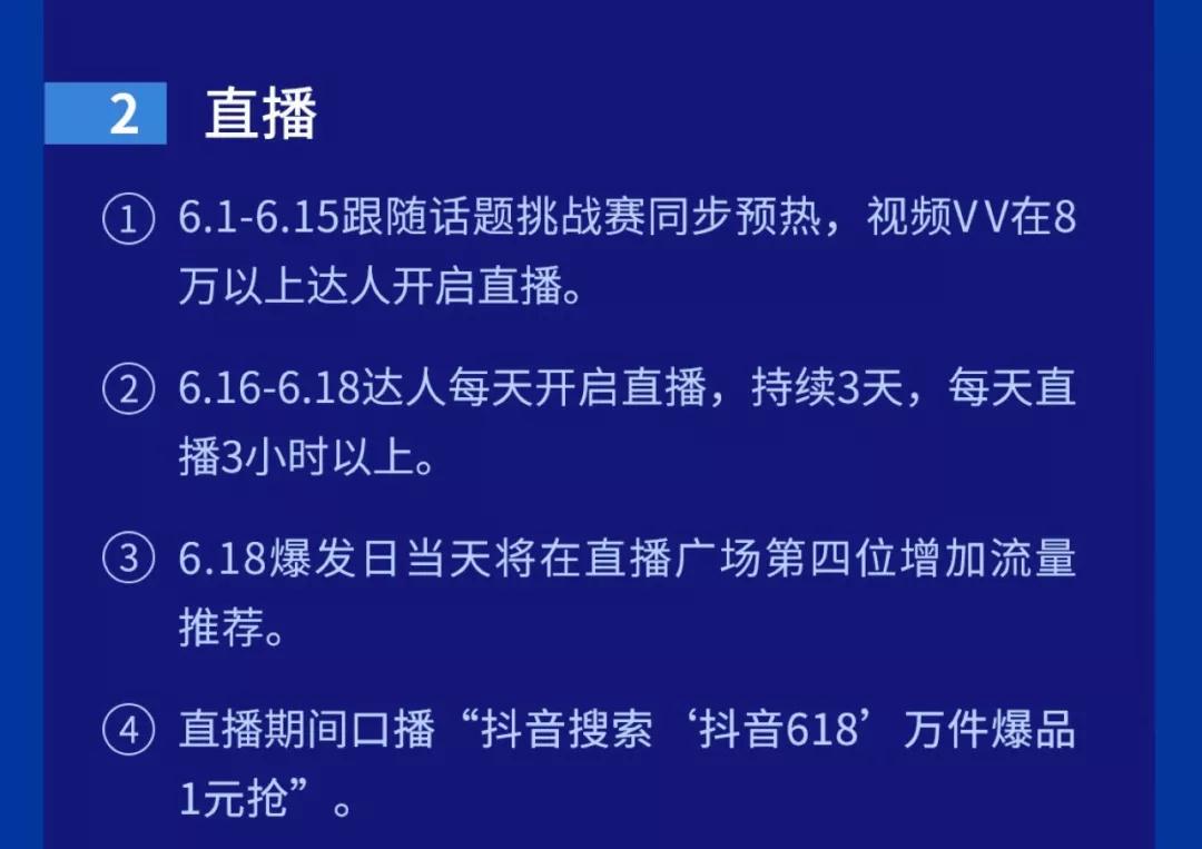 抖音推广 - 怎么参加 抖音 618 直播 活动？