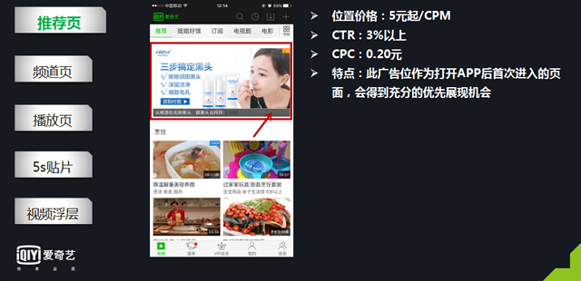 爱奇艺首页广告