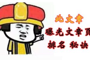 网站建设 - 什么是长尾关键词？文章页关键词排名 答案 看这