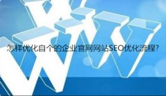 网站建设 - 怎样 优化 自个的企业官网网站SEO 优化流程 ?