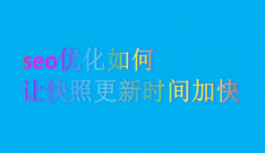 网站建设 - seo优化如何让 快照更新 时间加快呢？