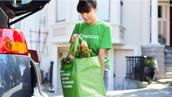 企业出海 - 杂货配送平台Instacart融资2.65亿美元 估值 390亿美元