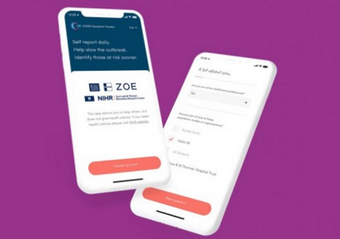 企业出海 - 用于跟踪英国新冠症状的自我报告App上线 24小时 下
