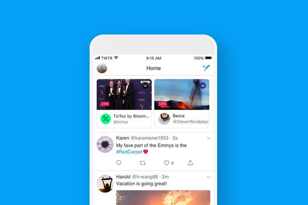 企业出海 - Twitter进一步突出 直播功能 ：将 直播 放在时间线顶