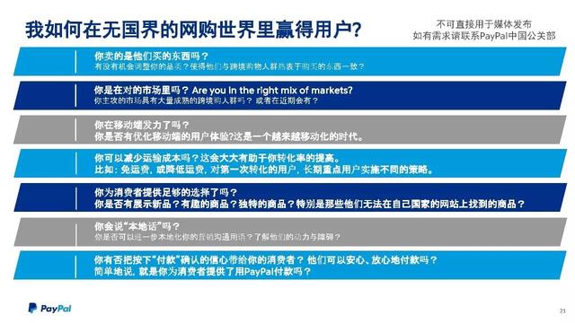 PayPal跨境电商大会最强干货：海外市场数据PPT