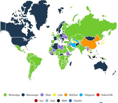 在国内风靡的微信，为什么在全球“相对失败”？