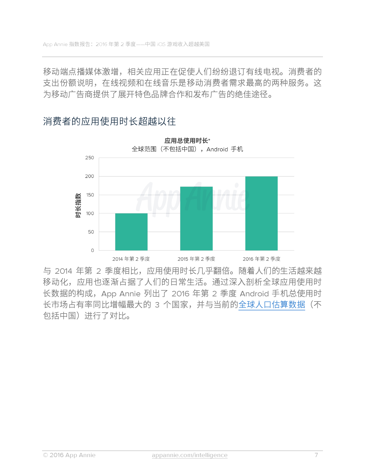 App Annie：2016年Q2全球移动应用数据报告